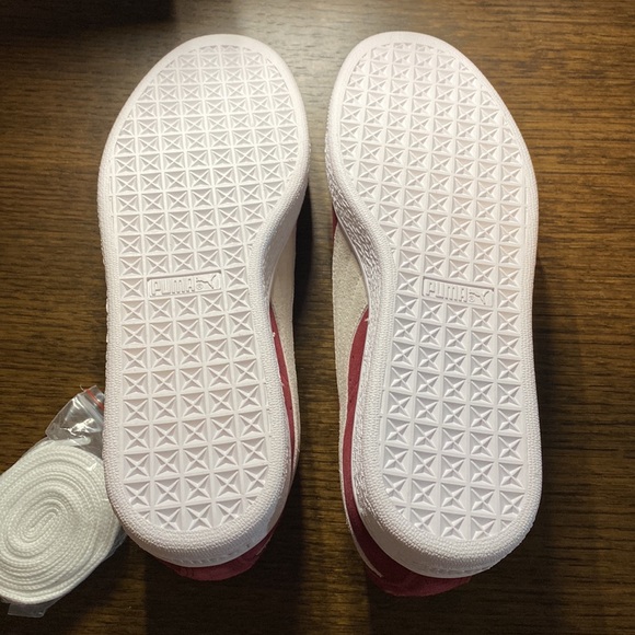 Puma Men’s Suede Classic XXI Sneaker Cabernet-Puma White Size 9 New - Picture 11 of 16